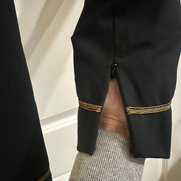 Polo Ralph Lauren Black/Gold Bottom Embroidery, Skinny/Stretch Dress Pants- M - Picture 9 of 11